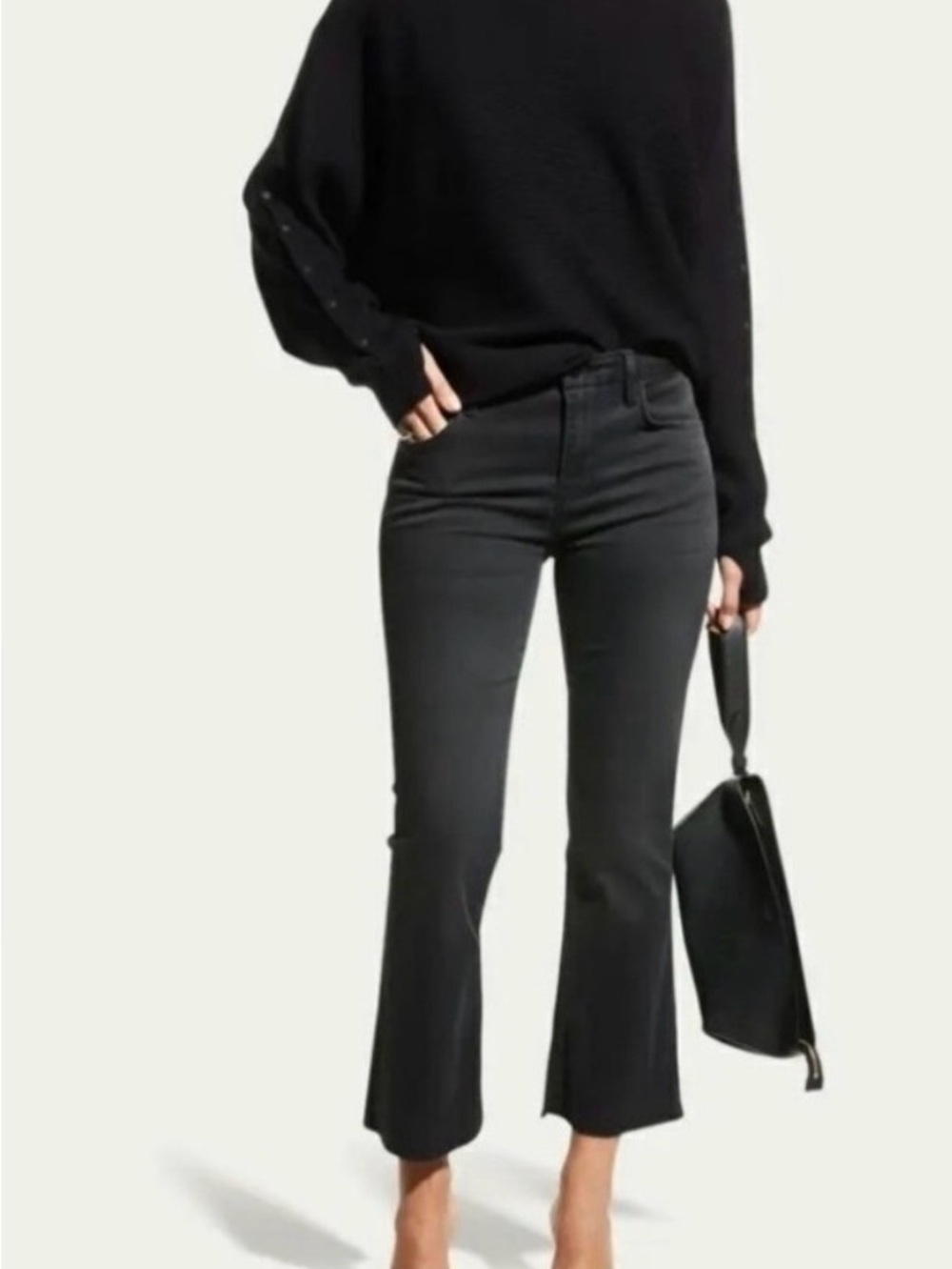 FRAME Le Crop Midi Boot Jeans